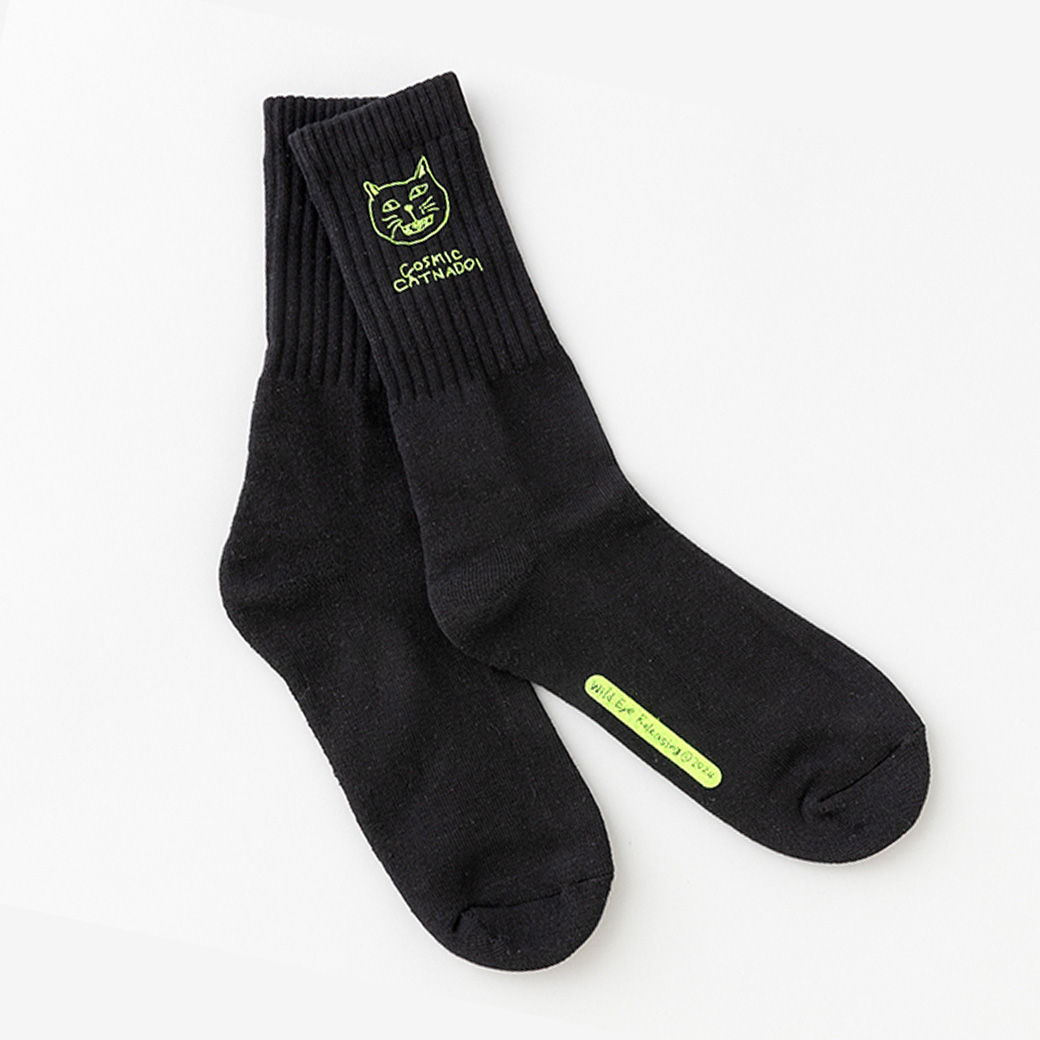 「キャットネード」発光キャットソックス