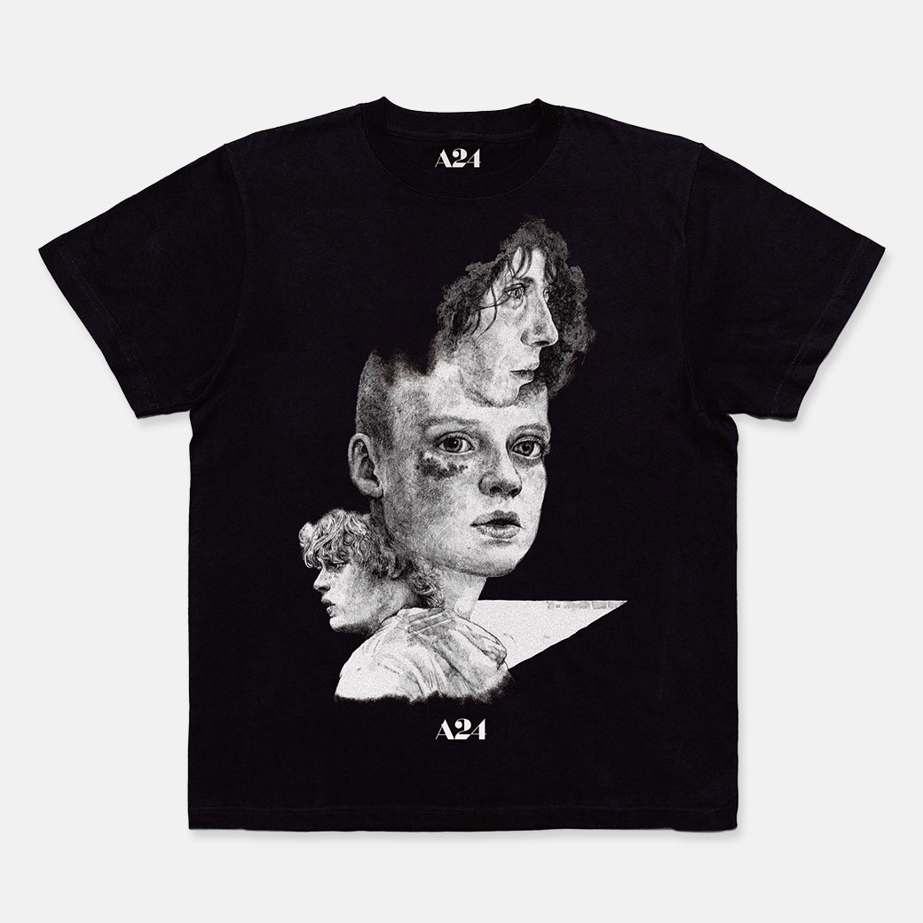 【受注販売】A24公認『ブリング・ハー・バック』ヒグチユウコ イラスト 日本オリジナルTシャツ（ブラック）｜A24